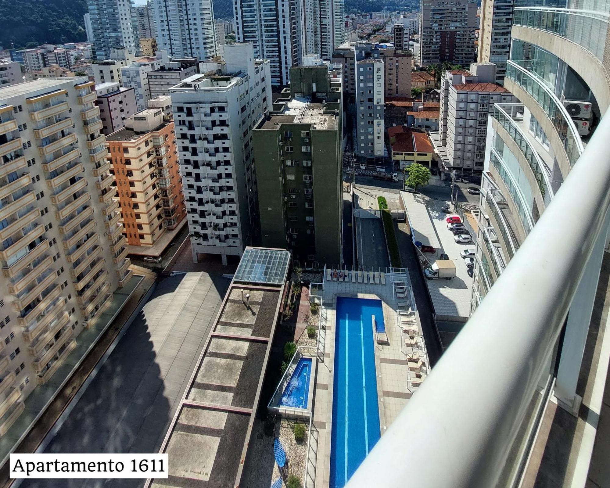 Book Santos - Condominio Unlimited - Apartamento Com Vista Mar E Apartamento Com Vista Piscina Eksteriør billede