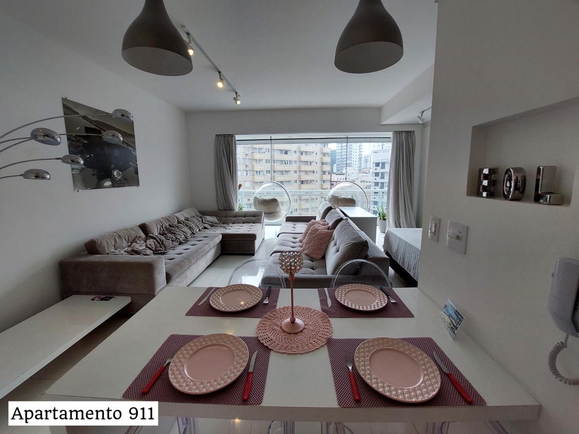 Book Santos - Condominio Unlimited - Apartamento Com Vista Mar E Apartamento Com Vista Piscina Eksteriør billede