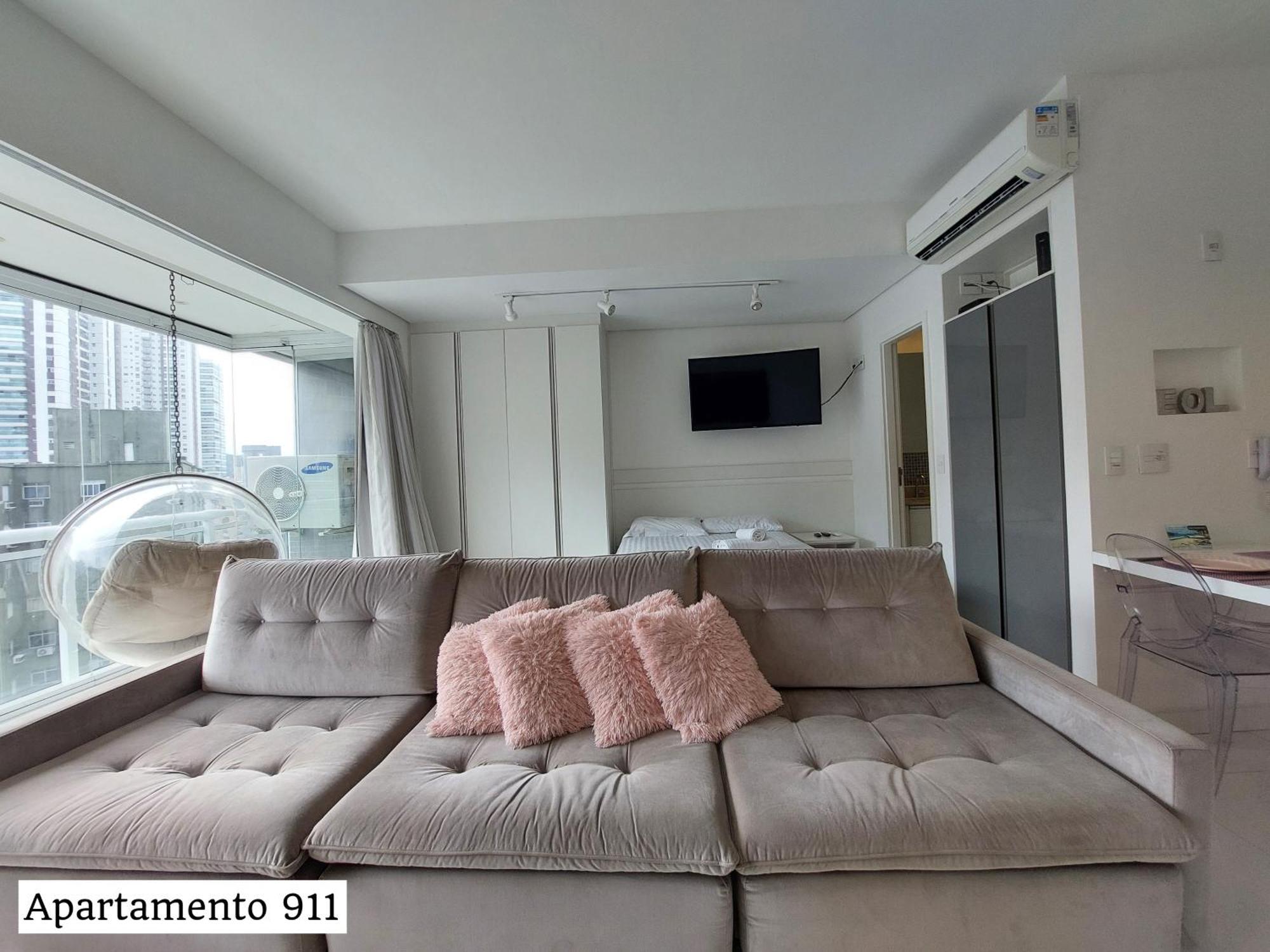 Book Santos - Condominio Unlimited - Apartamento Com Vista Mar E Apartamento Com Vista Piscina Eksteriør billede