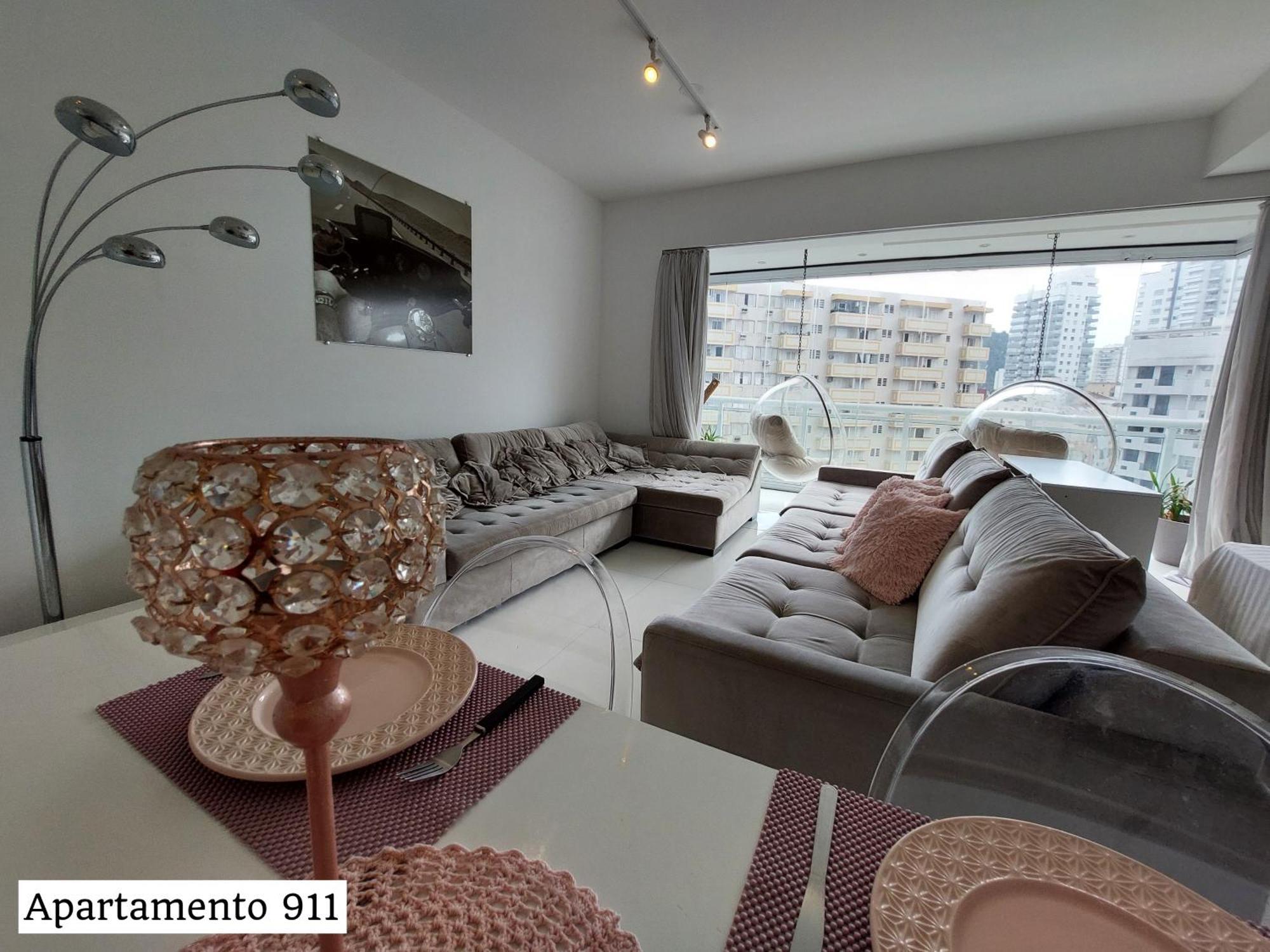 Book Santos - Condominio Unlimited - Apartamento Com Vista Mar E Apartamento Com Vista Piscina Værelse billede