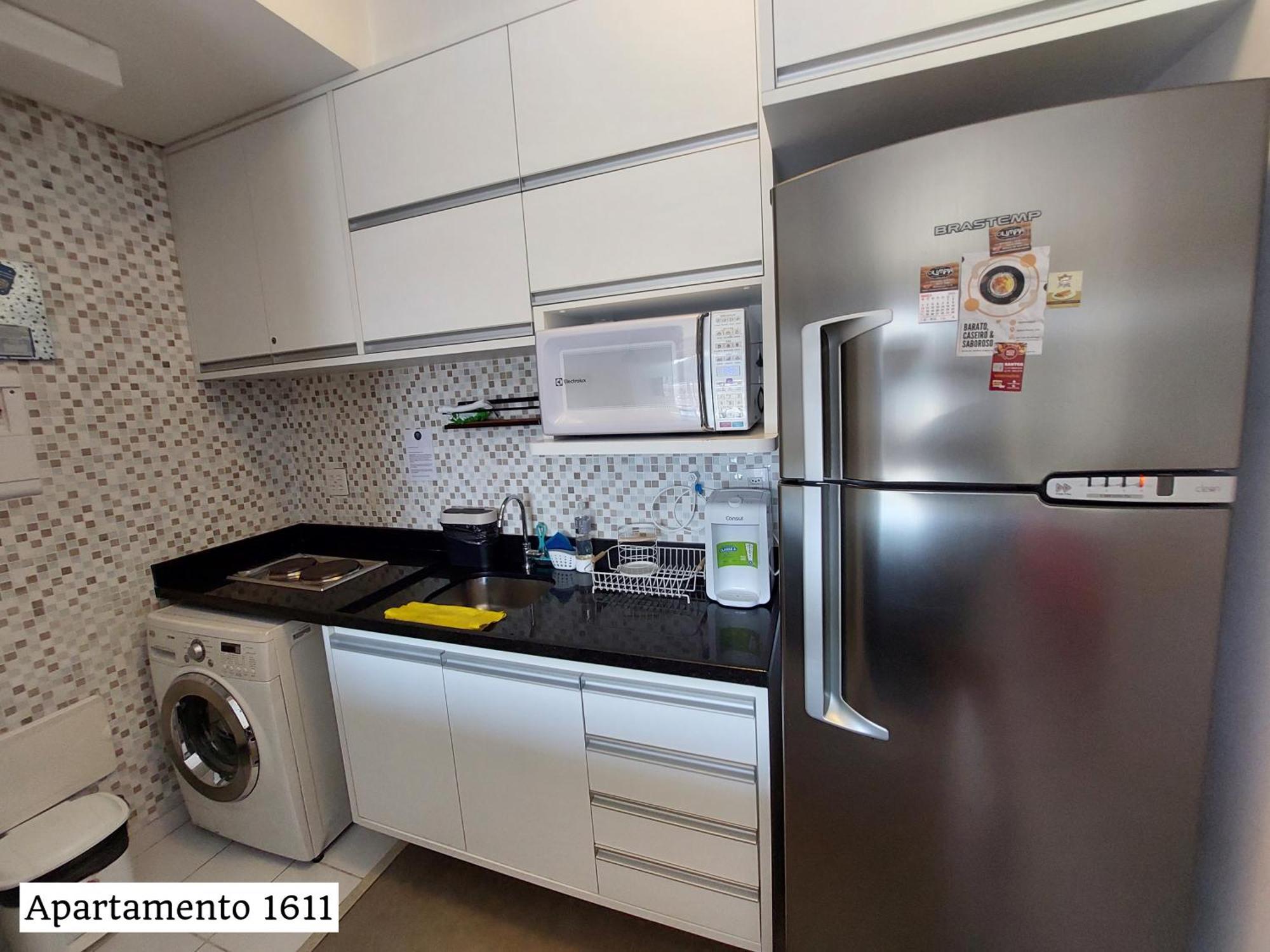 Book Santos - Condominio Unlimited - Apartamento Com Vista Mar E Apartamento Com Vista Piscina Værelse billede