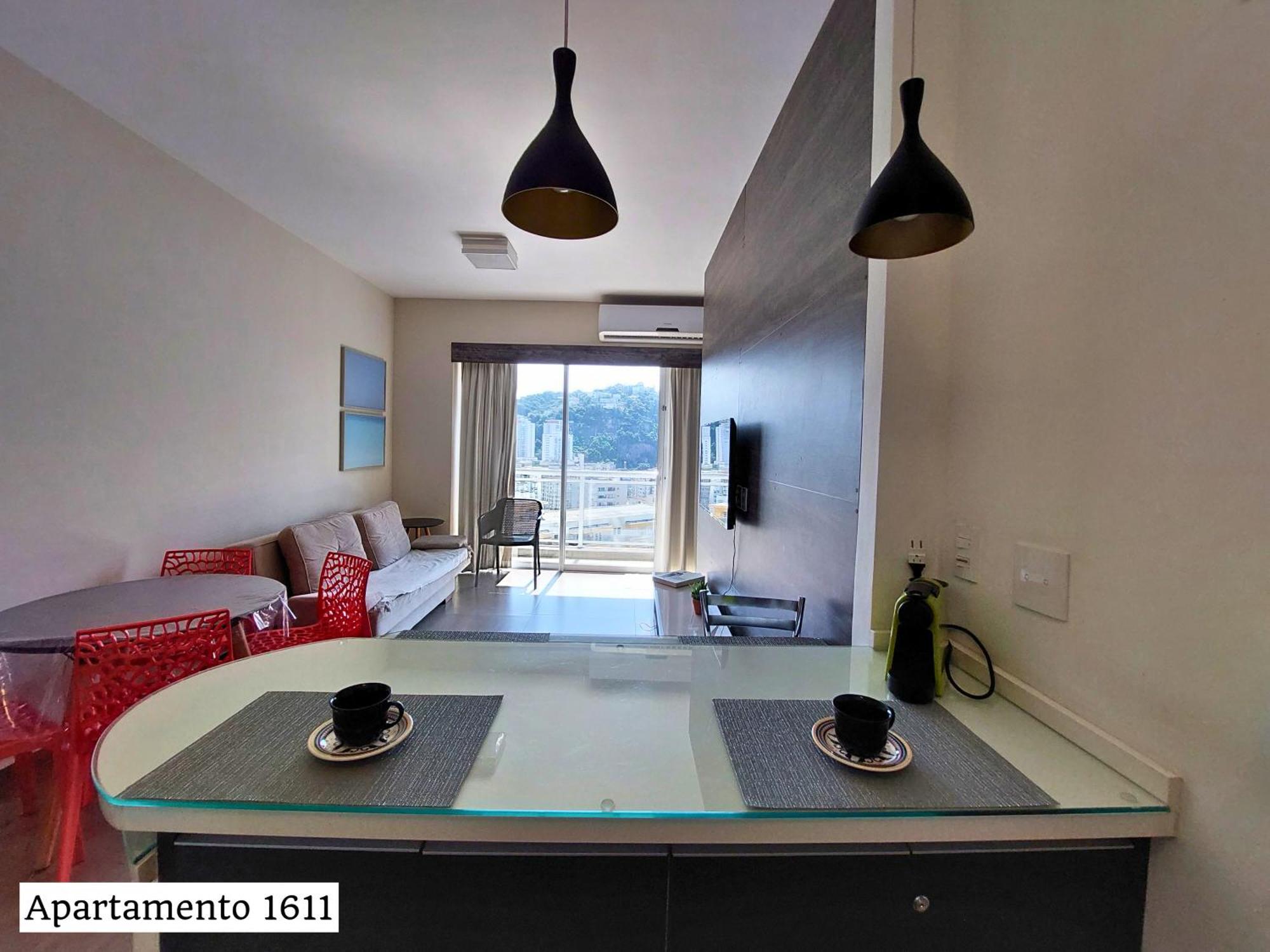Book Santos - Condominio Unlimited - Apartamento Com Vista Mar E Apartamento Com Vista Piscina Værelse billede