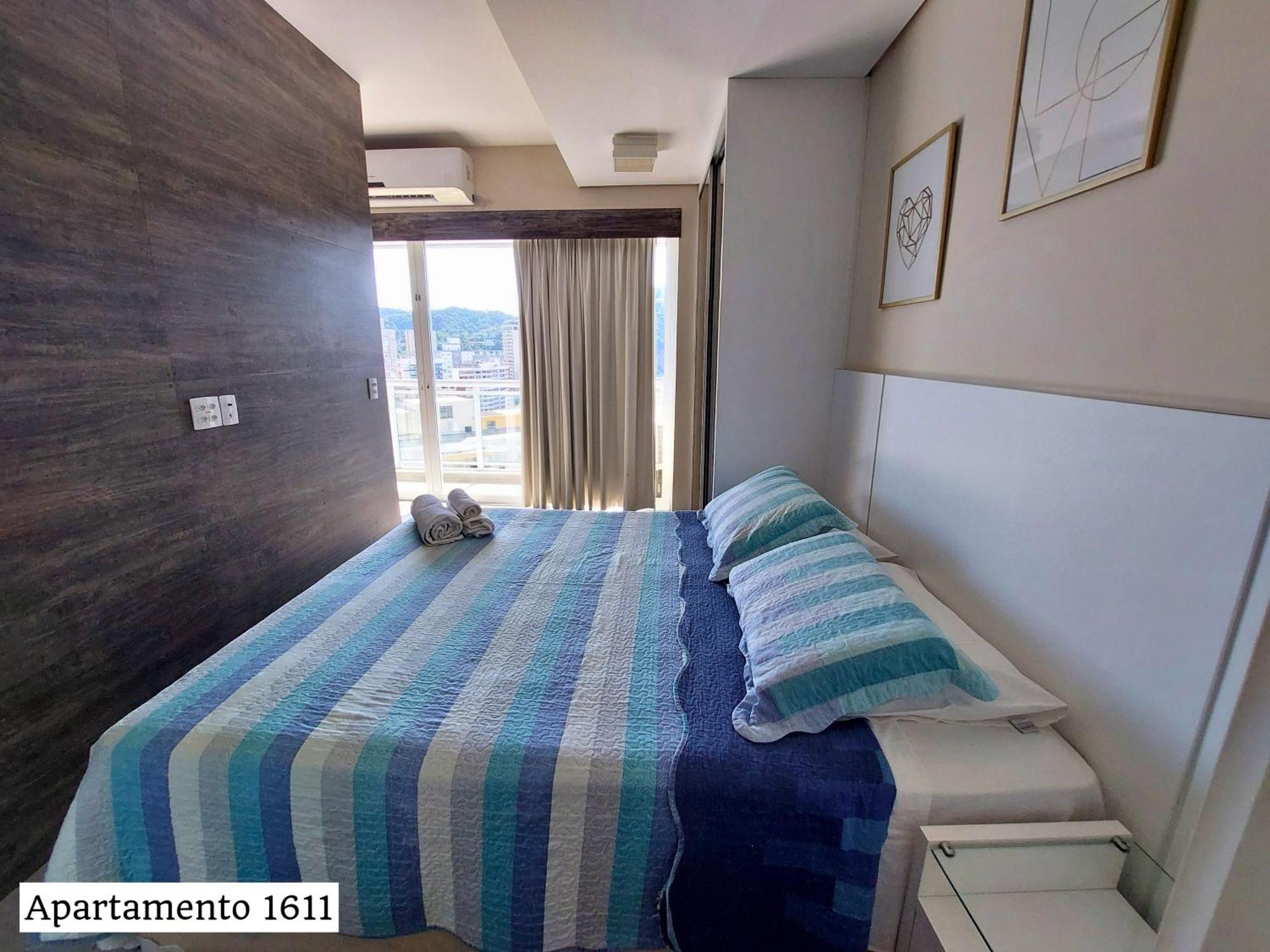 Book Santos - Condominio Unlimited - Apartamento Com Vista Mar E Apartamento Com Vista Piscina Værelse billede
