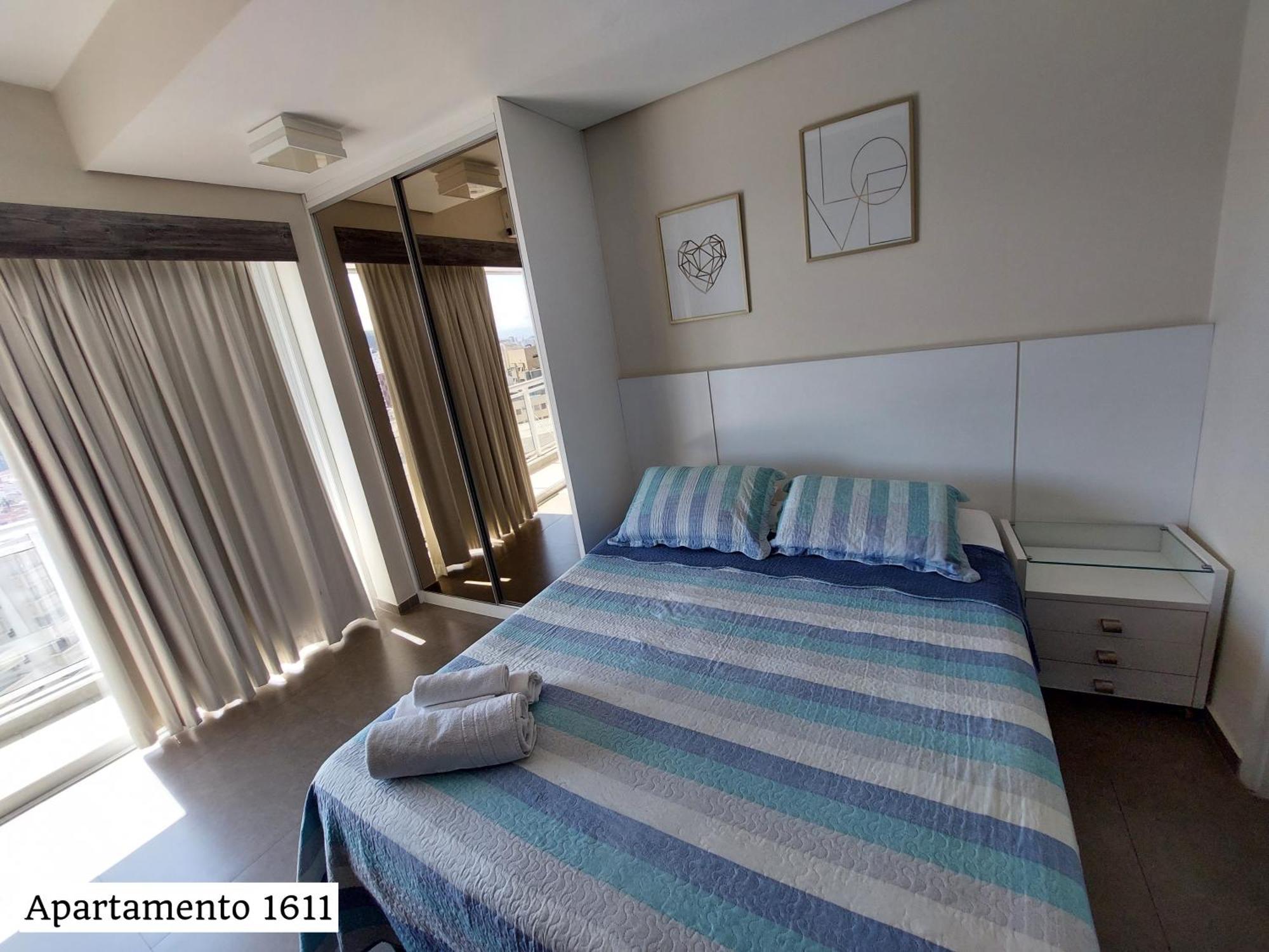 Book Santos - Condominio Unlimited - Apartamento Com Vista Mar E Apartamento Com Vista Piscina Værelse billede