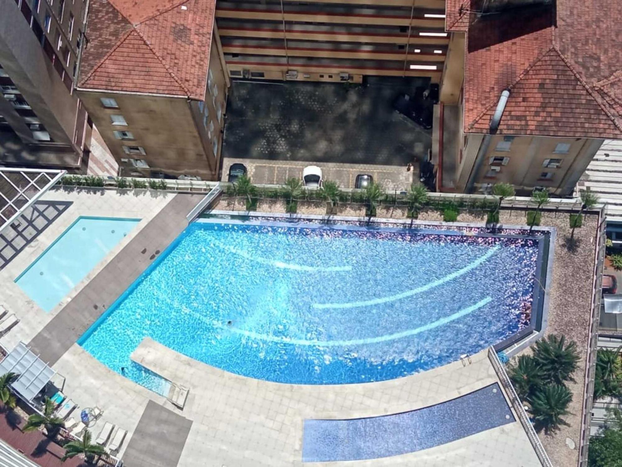 Book Santos - Condominio Unlimited - Apartamento Com Vista Mar E Apartamento Com Vista Piscina Eksteriør billede